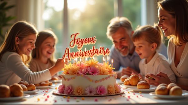 Célébrez un anniversaire inoubliable en famille ce week-end